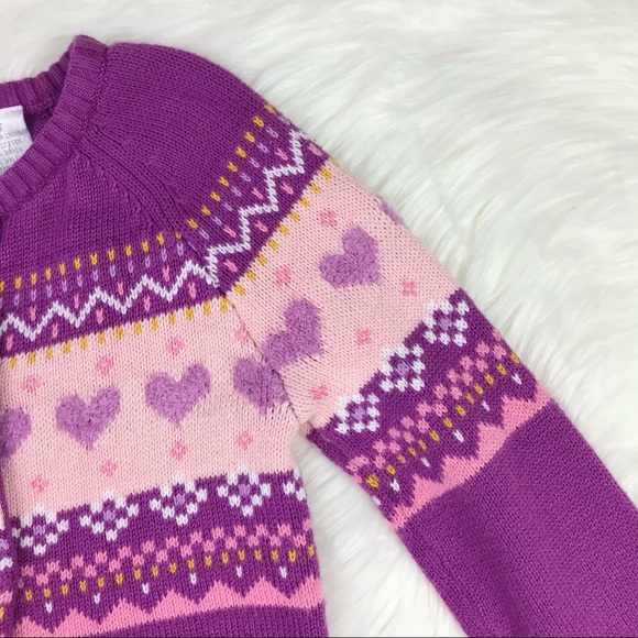 SOLD 🛍 Girls Knitted Button Up Sweater Cardigan - Picture 7 of 11